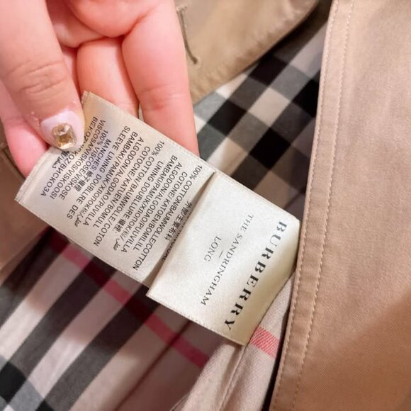 Authentic Burberry Sandringham trench coat Tan (US size 6) Great condition! - Picture 6 of 12